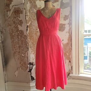 Joie Vibrant Pink Midi Dress